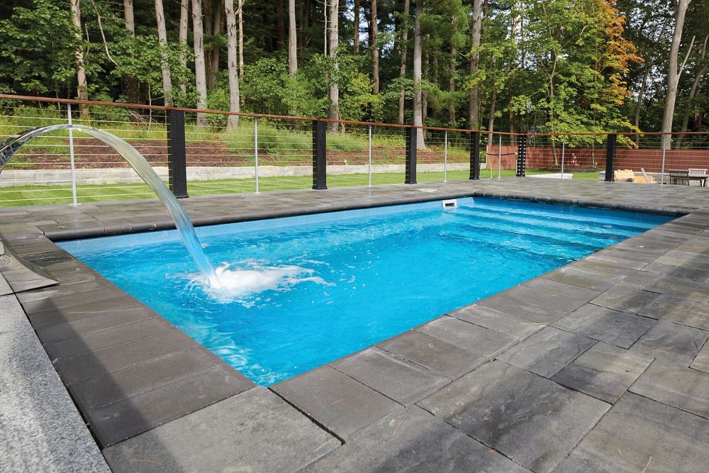 Latham Fiberglass Milan inground pool